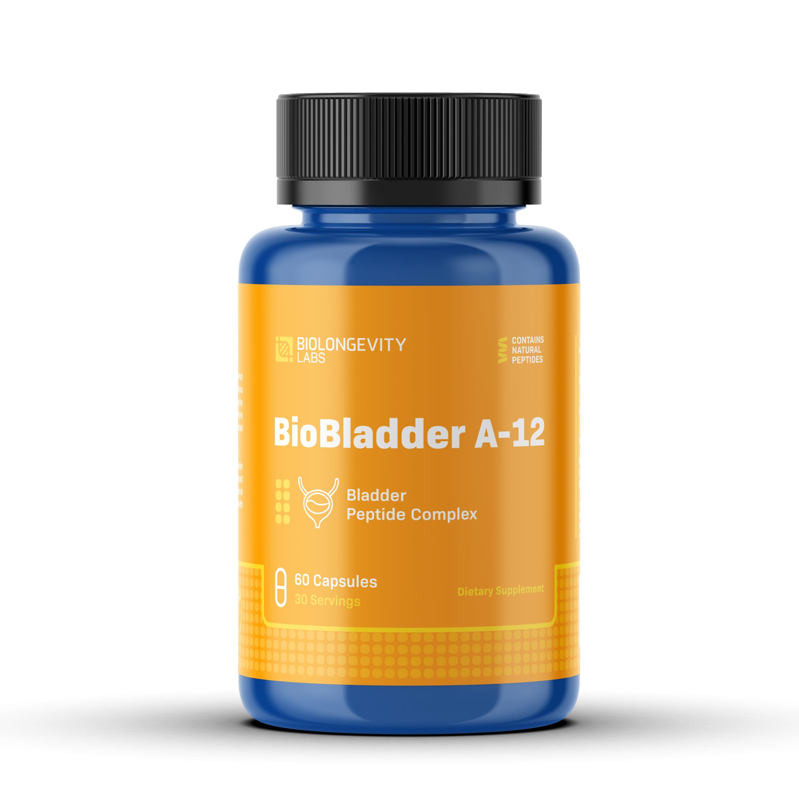 BioBladder-A-12-60ct-front-scaled-1.jpg BioBladder – A-12 Bladder Peptide Bioregulator (Chitomur) - Image 1